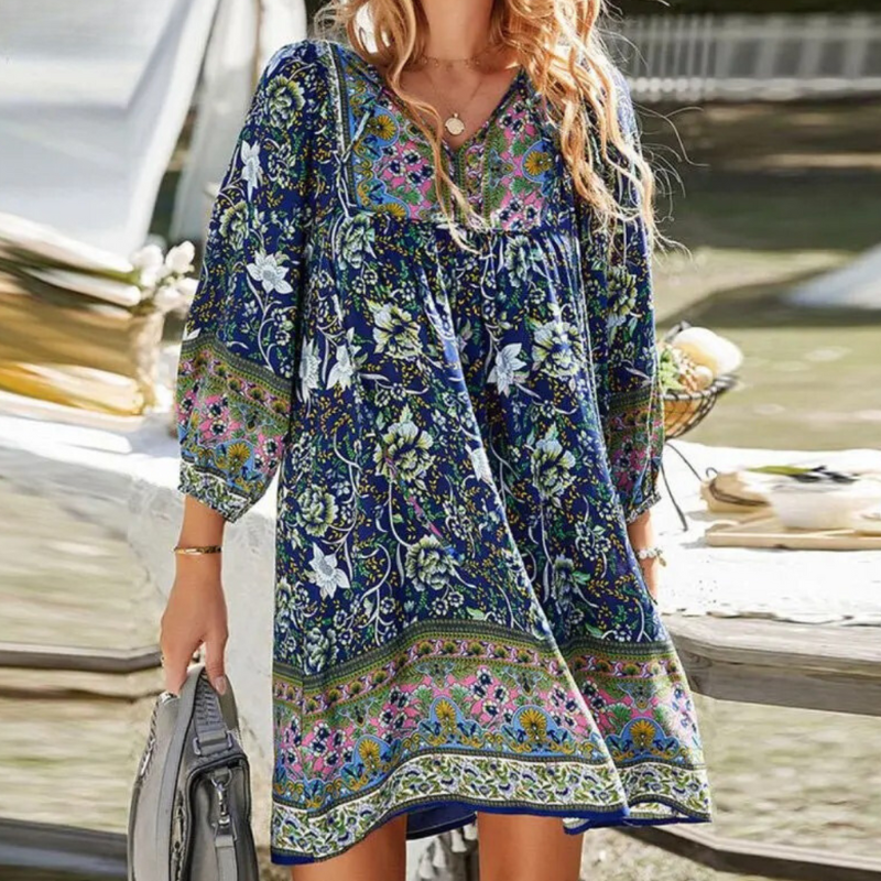 Kalypso - Chic Bohemian Flow Woman's Dress
