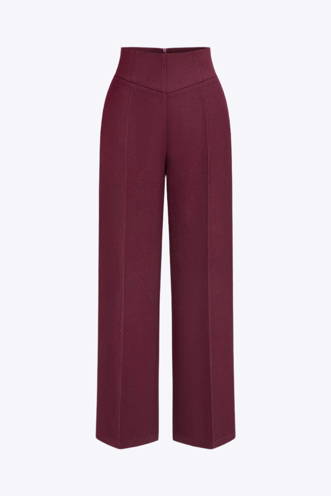 Basic High-Waisted Wide Leg Trousers Dreamardi