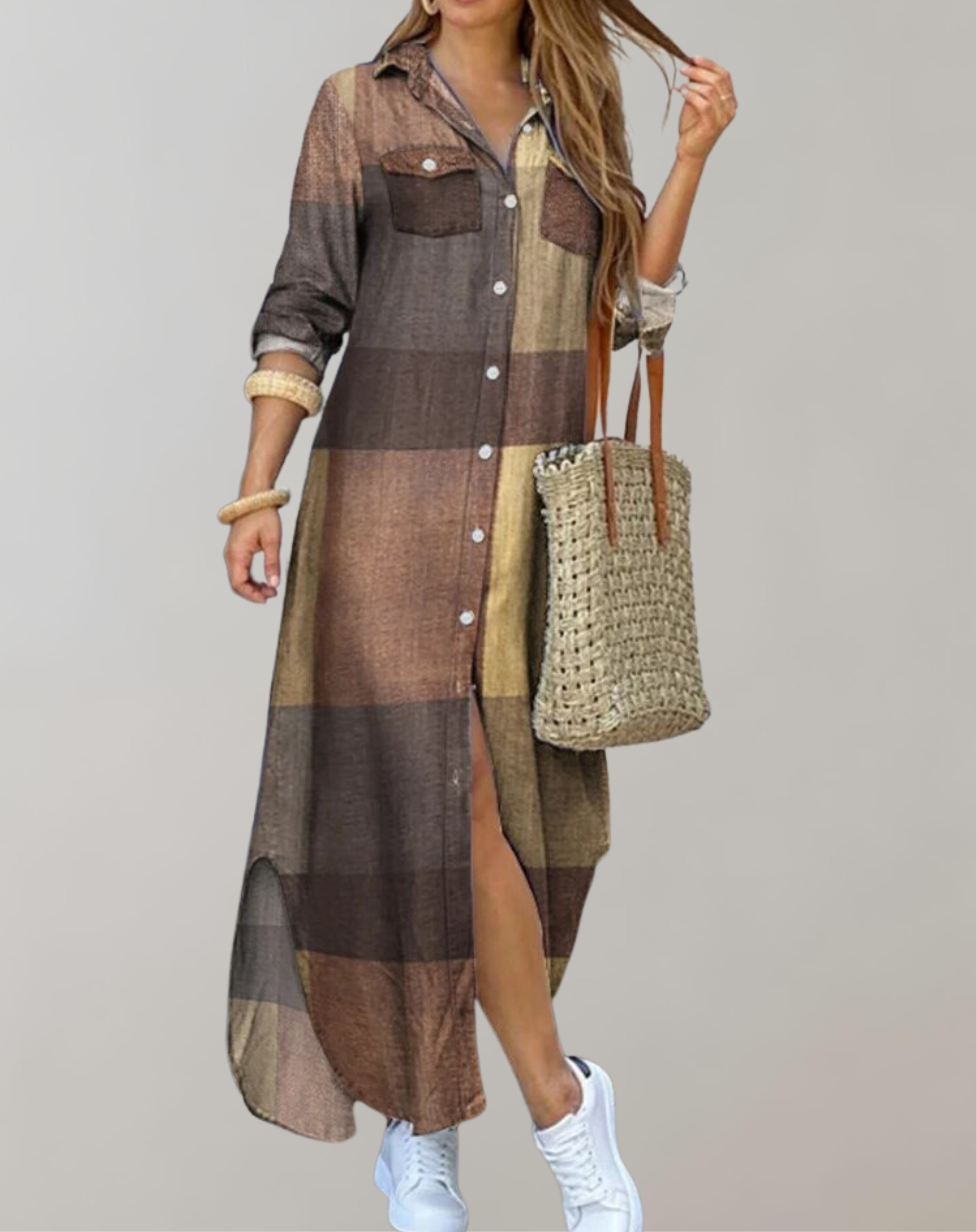 Georgina - Chic Leopard Pattern Woman's Dress