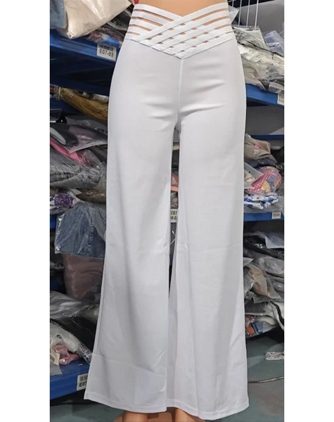 Anouk - Chic High-Waisted Elegance Woman's Trousers