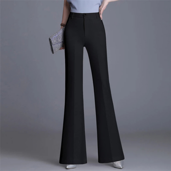 Anwen - Elegant Tight Fit Woman's Flared Trousers
