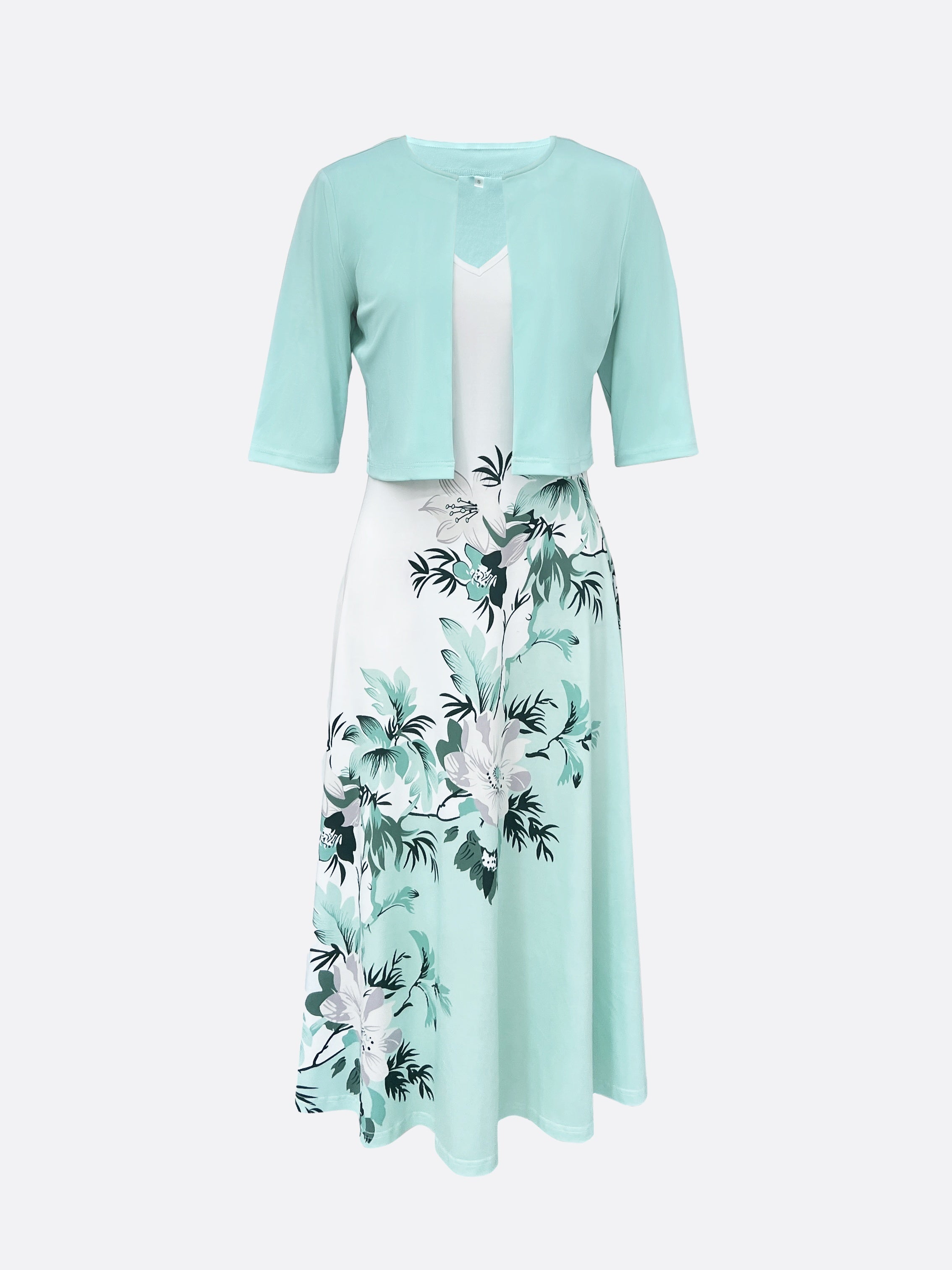 Calista - Flowy & Feminine Appeal Woman's Two-Piece Dress