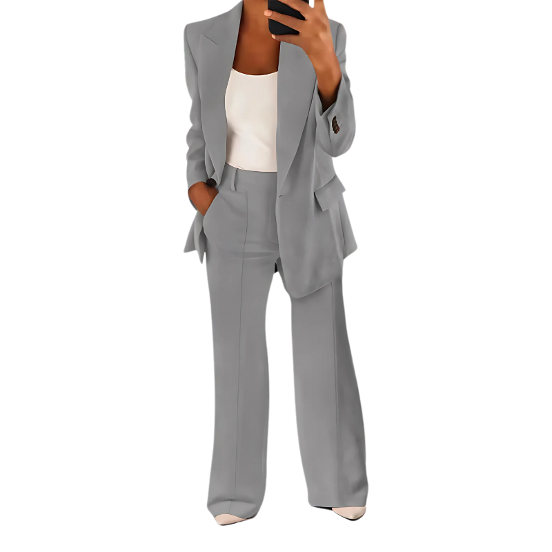 Odette - Timeless Executive Style Woman's Blazer & Trousers Set
