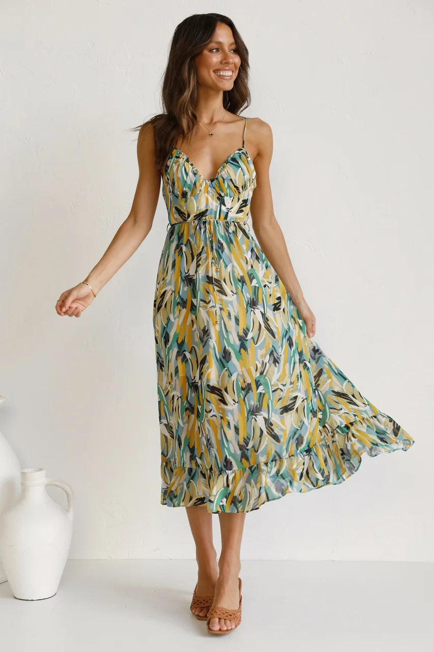 Caroline - Elegant Sleeveless Woman's Summer Dress