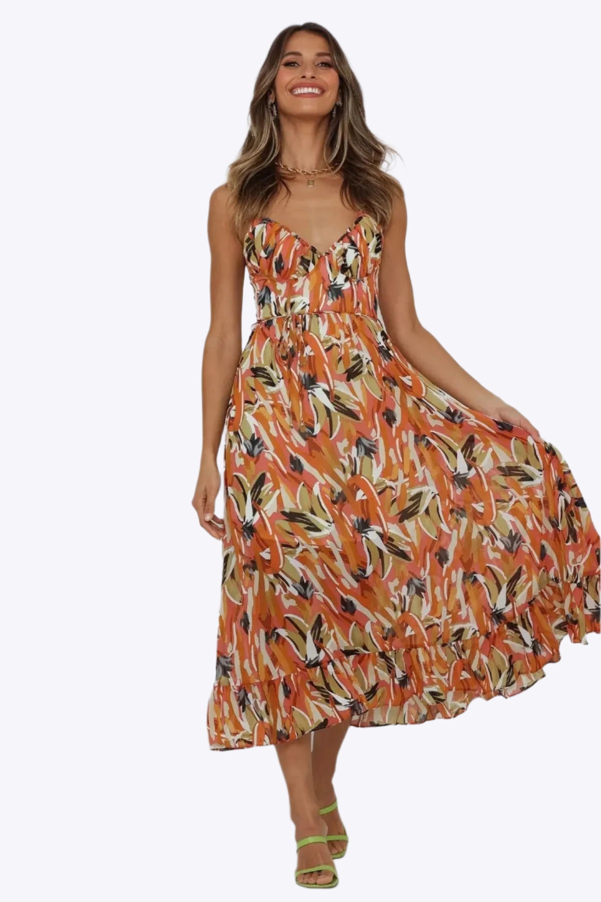 Caroline - Elegant Sleeveless Woman's Summer Dress