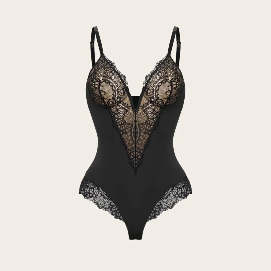 Lace Diepe-V Bodysuit Dreamardi