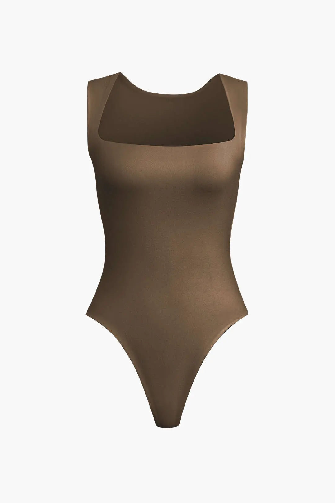 Carolyn - Elegant Solid Square Neck Woman's Bodysuit Dreamardi