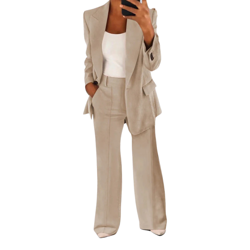 Odette - Timeless Executive Style Woman's Blazer & Trousers Set