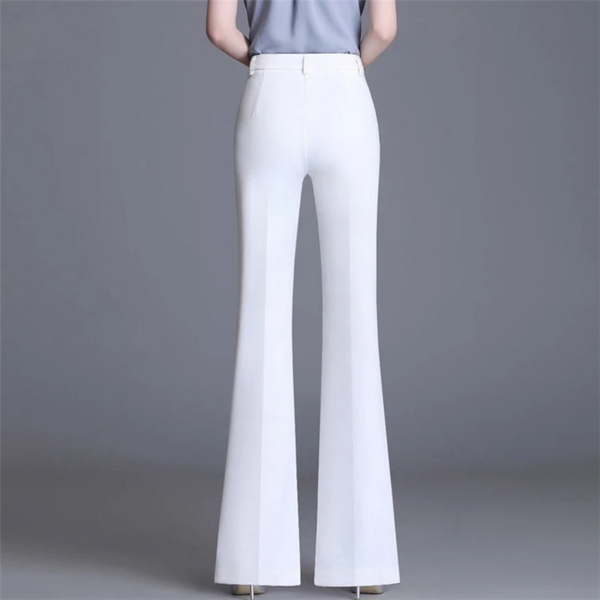 Anwen - Elegant Tight Fit Woman's Flared Trousers