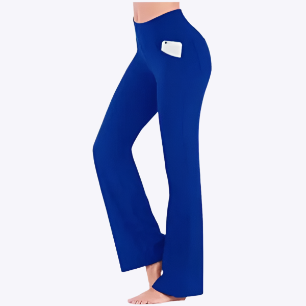 Zinnia - High-Waisted Flared Comfort Woman's Trousers