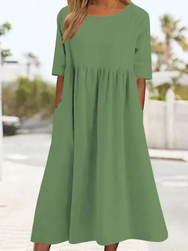 Matilda - Chic High Quality Modern Style Woman's Midi Dress