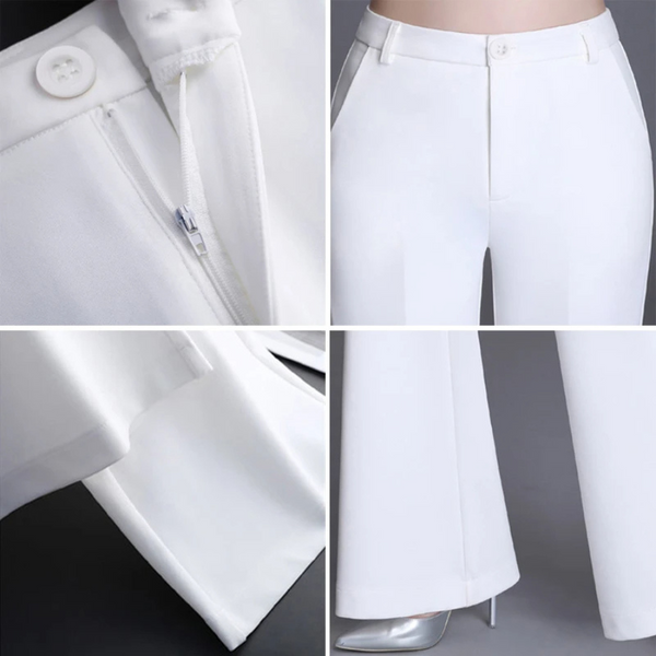 Anwen - Elegant Tight Fit Woman's Flared Trousers