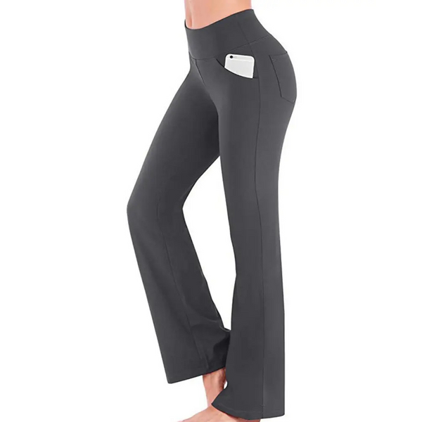 Zinnia - High-Waisted Flared Comfort Woman's Trousers