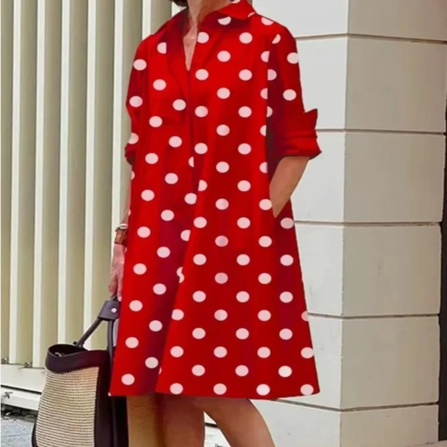 Julia - Floral Casual Chic Woman's Midi Dress