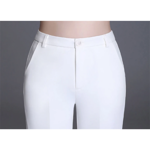 Anwen - Elegant Tight Fit Woman's Flared Trousers