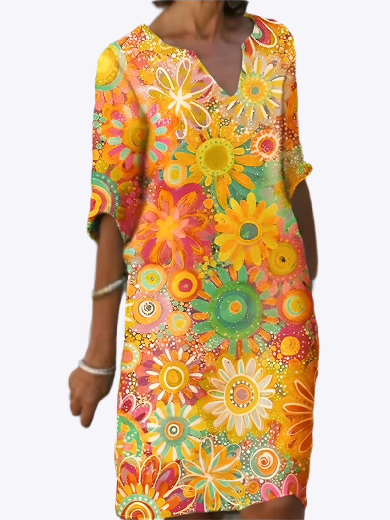 Elowen - Light & Airy Petals Woman's Summer Dress