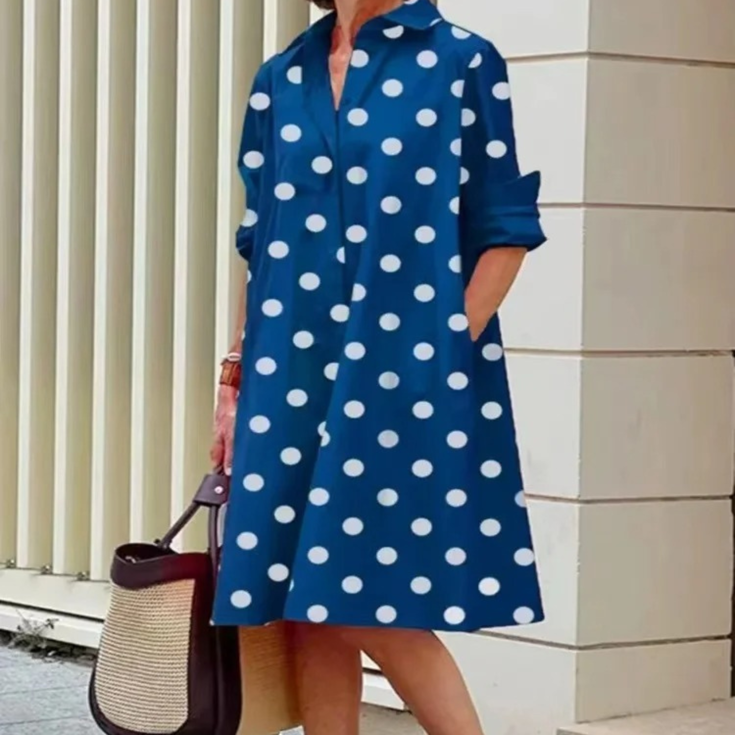 Julia - Floral Casual Chic Woman's Midi Dress