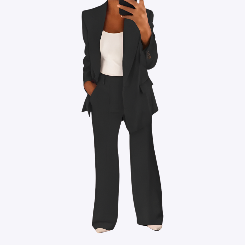 Odette - Timeless Executive Style Woman's Blazer & Trousers Set