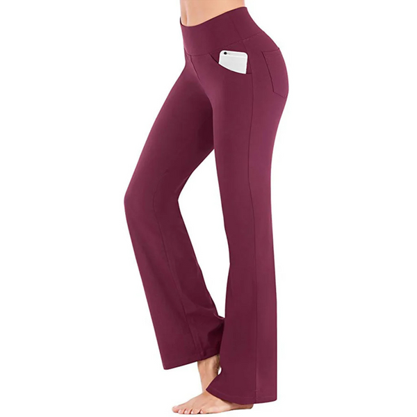 Zinnia - High-Waisted Flared Comfort Woman's Trousers