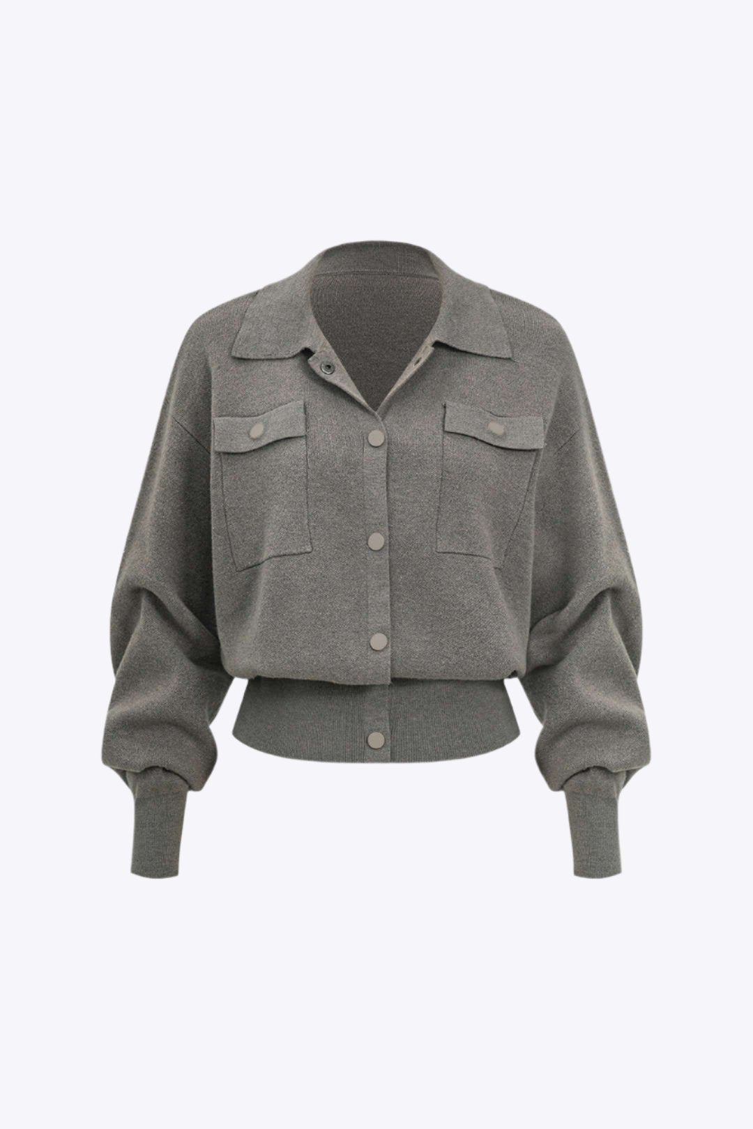 Solid Knit Pocket Cardigan Dreamardi