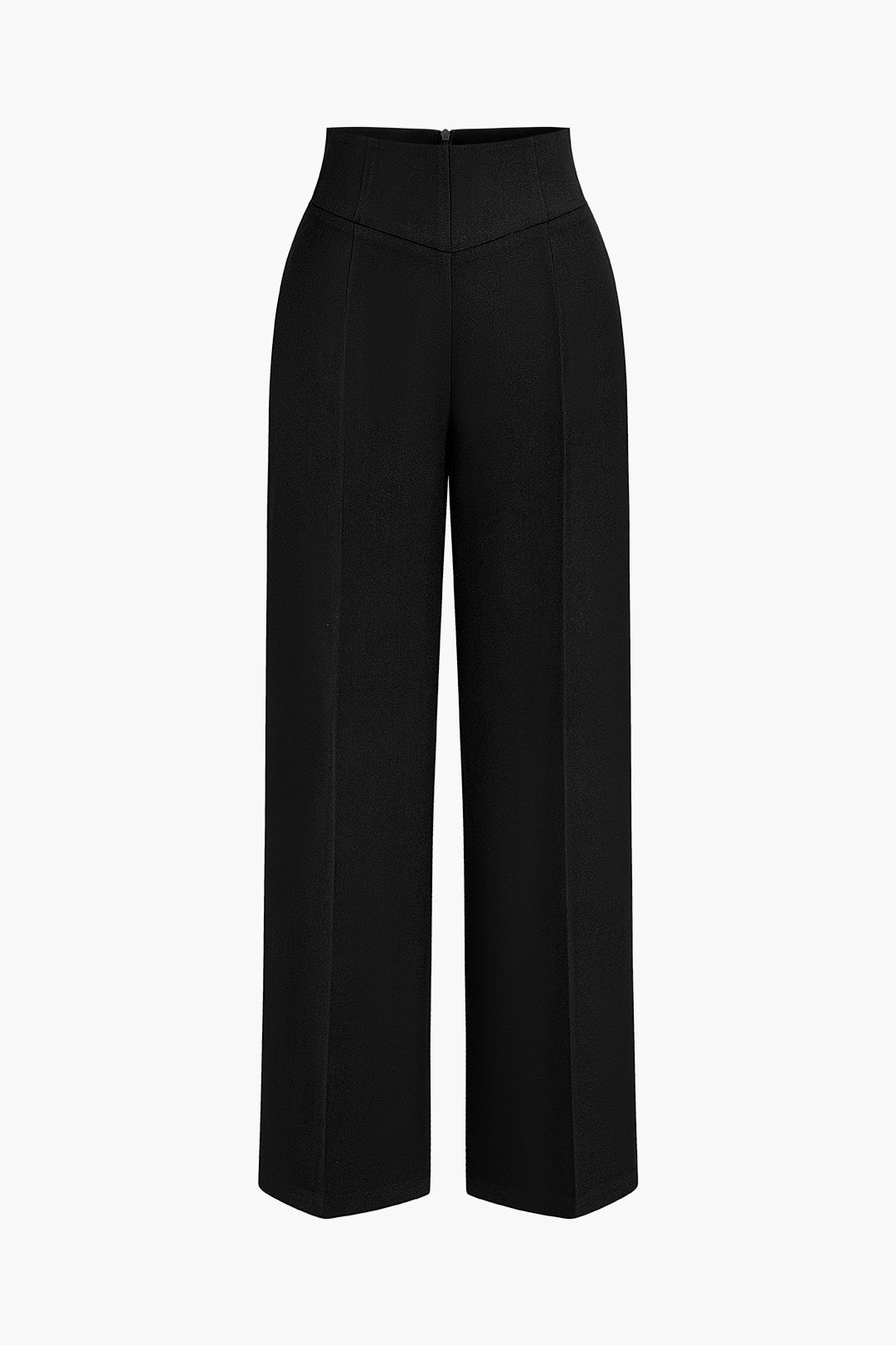 Basic High-Waisted Wide Leg Trousers Dreamardi