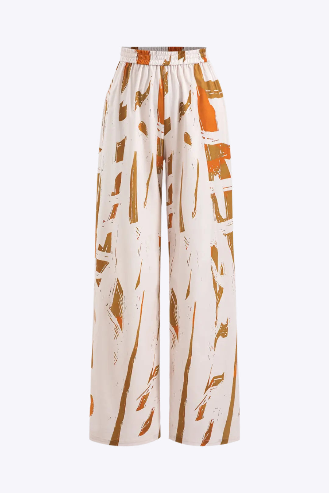 Abstract Print High Waist Trousers Dreamardi