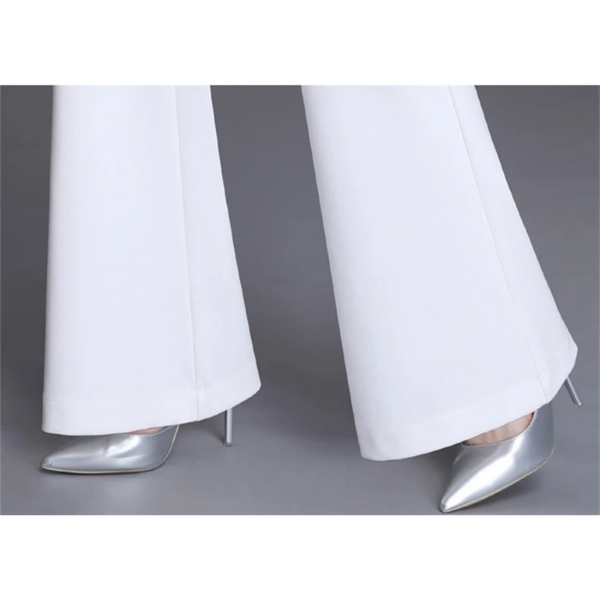 Anwen - Elegant Tight Fit Woman's Flared Trousers