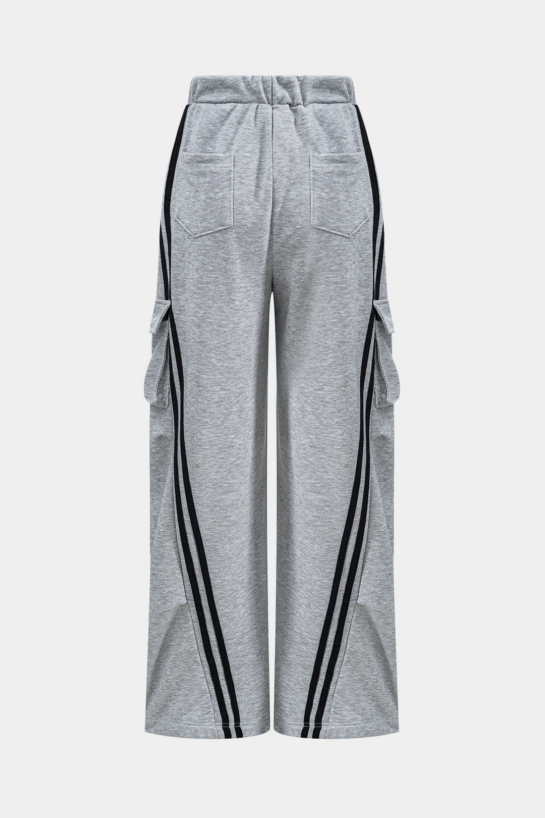 Denim Patchwork Pocket Trousers Dreamardi