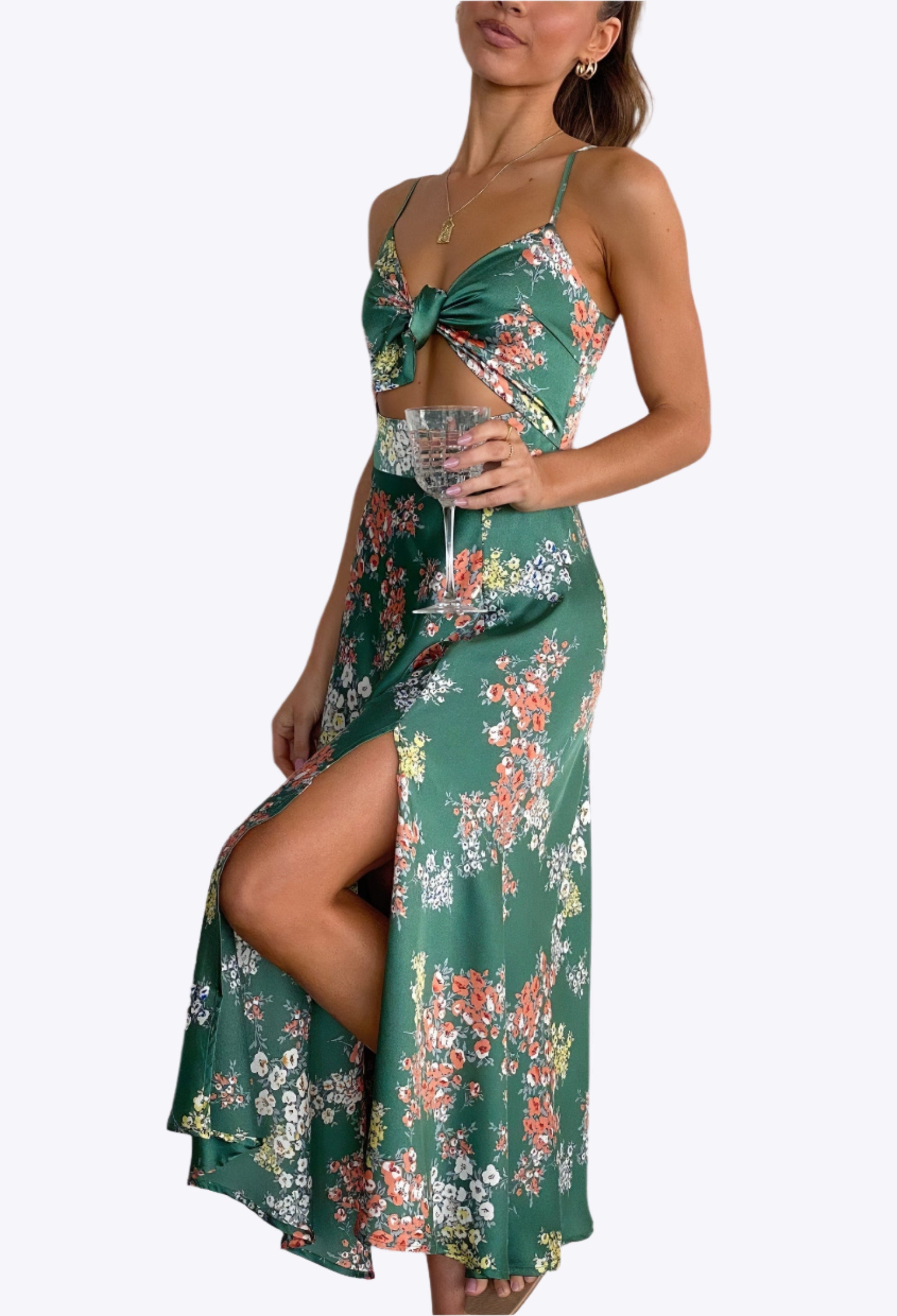 Natalie - Casual Luxury Touch Woman's Maxi Dress