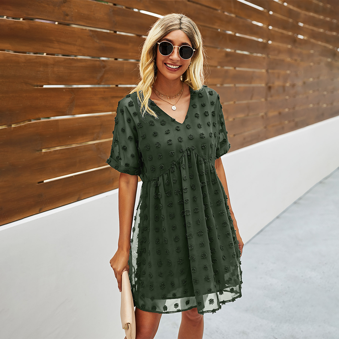 Alice - Timeless Casual Charm Woman's Mini Dress