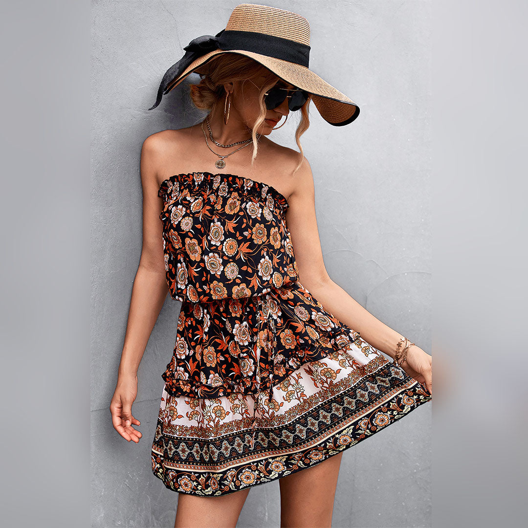 Yara - Elegant Casual Premium Material Woman's Mini Dress