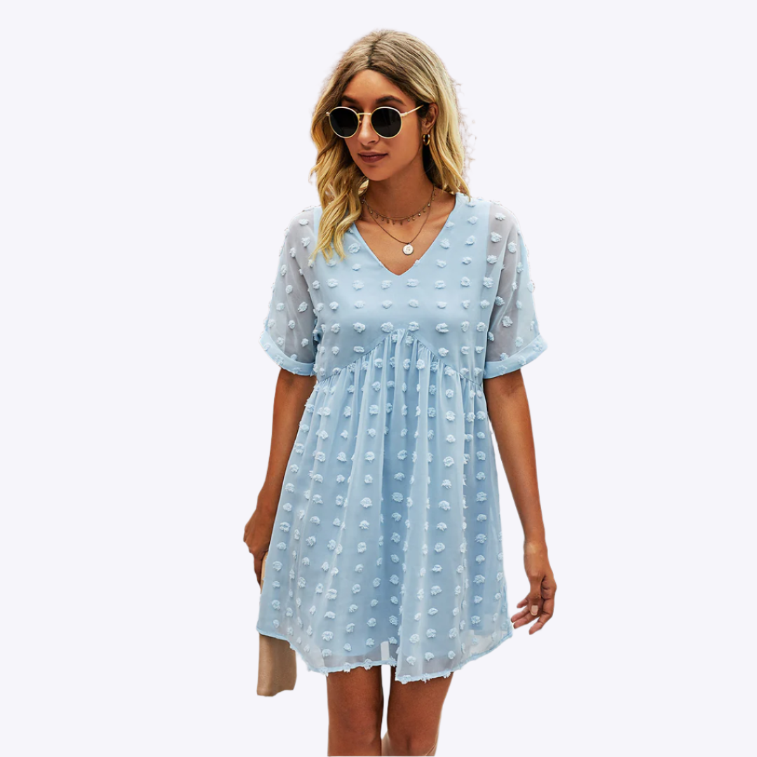 Alice - Timeless Casual Charm Woman's Mini Dress