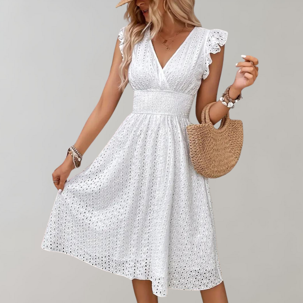 Delmira - Relaxed & Stylish Fit Women's Midi Dress