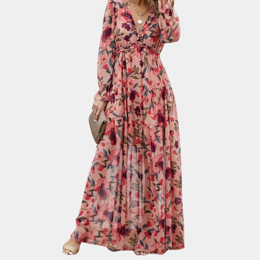 Marcelline - Flowing Summer Beauty Woman's Maxi Dress