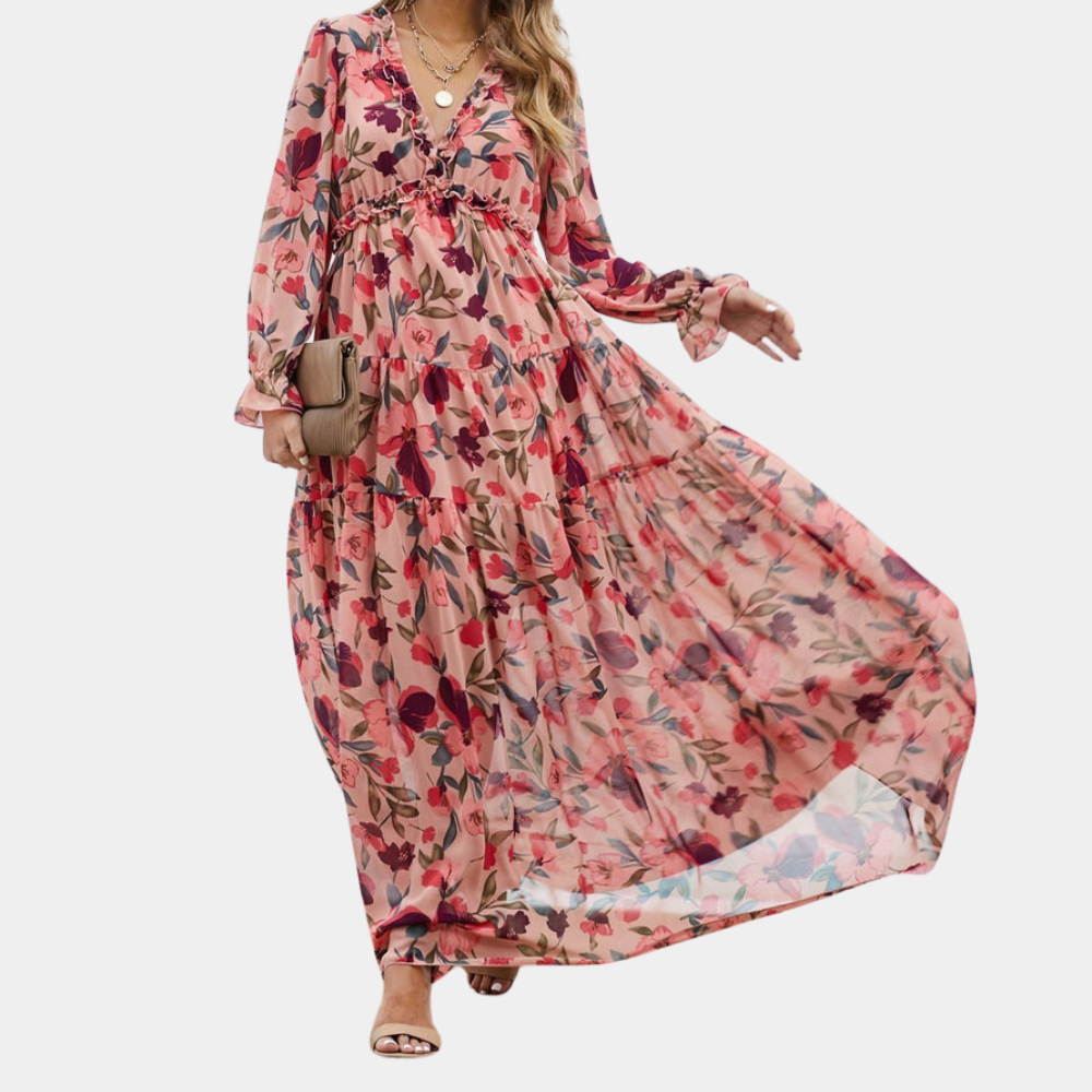 Marcelline - Flowing Summer Beauty Woman's Maxi Dress