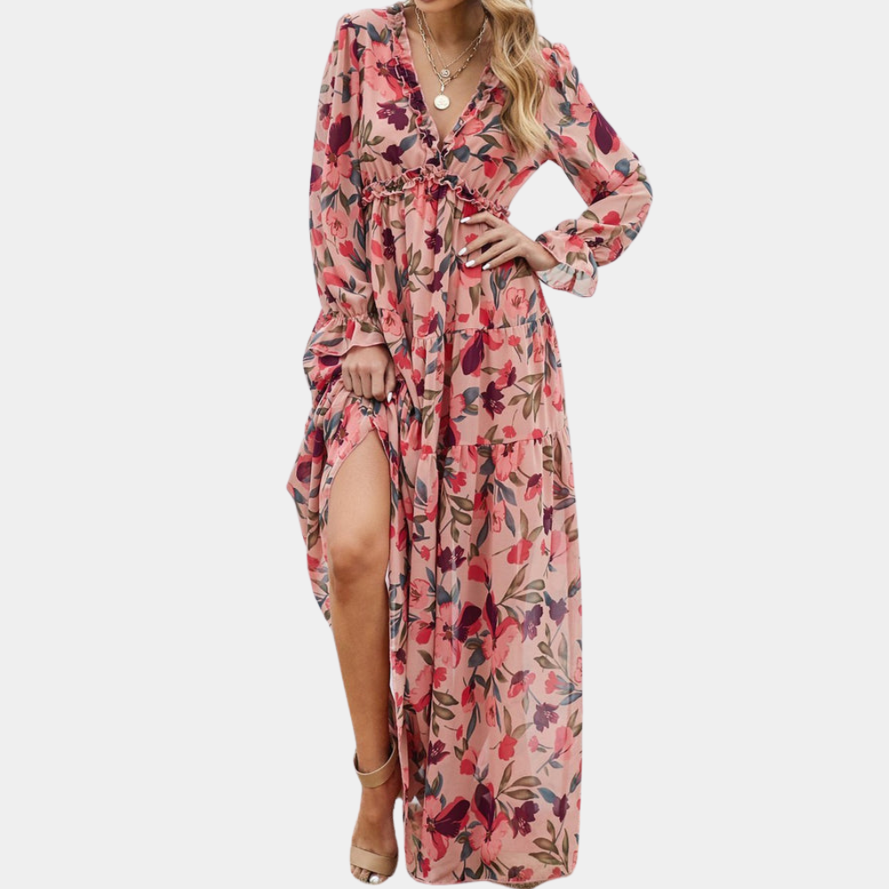 Marcelline - Flowing Summer Beauty Woman's Maxi Dress