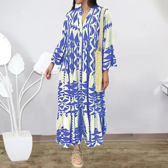 Tabitha - Elegant Summer Boho Woman's Maxi Dress