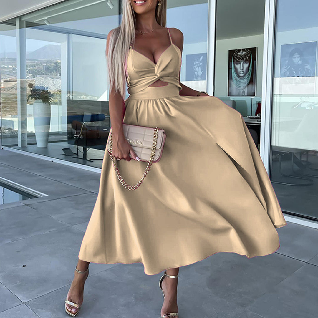 Helisent - Casual Elegance Woman's Maxi Dress