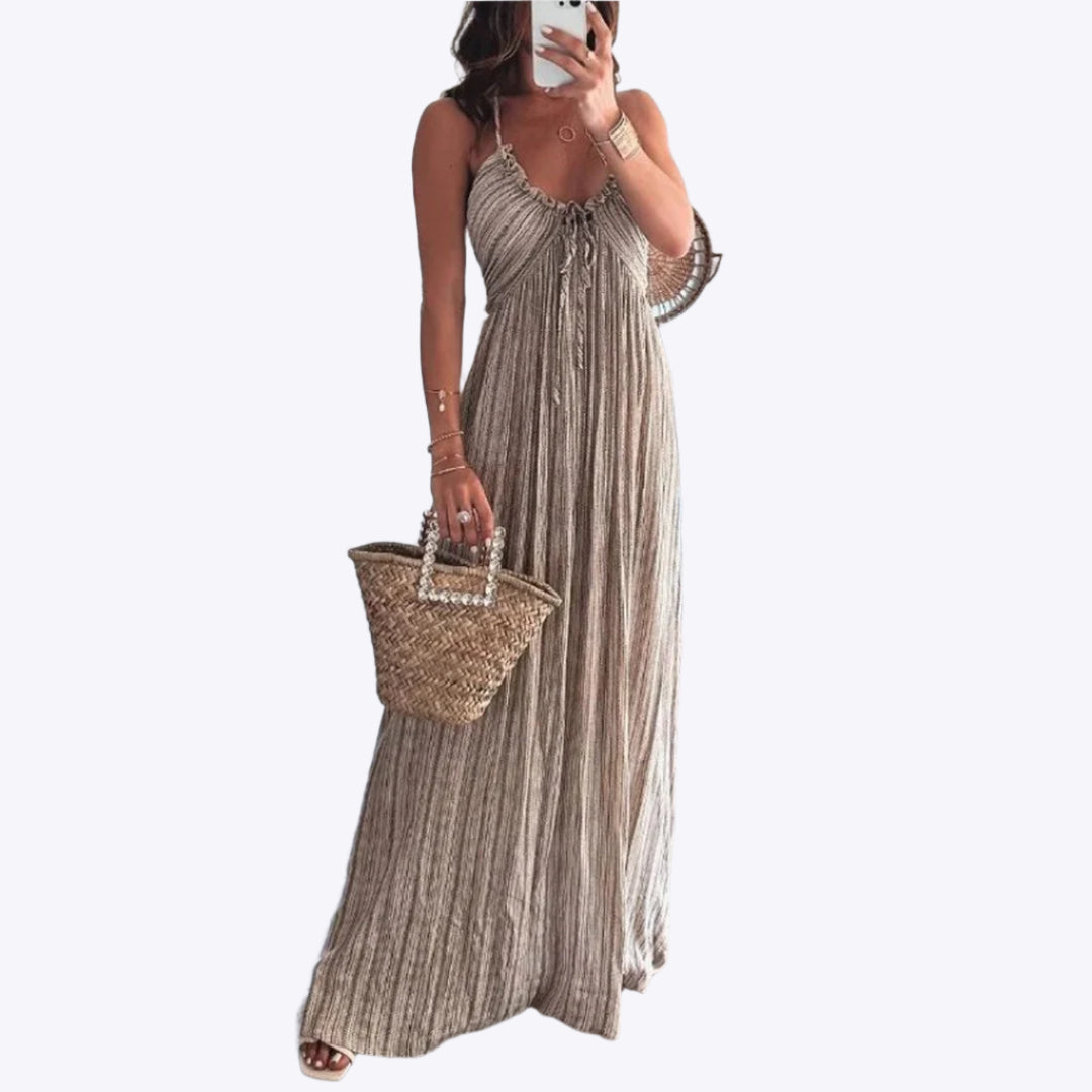 Ilaria - Boho Chic Flowing Woman's Maxi Dress