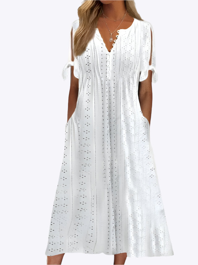 Lottie - Effortless Leisure Comfort Woman's Midi Dress