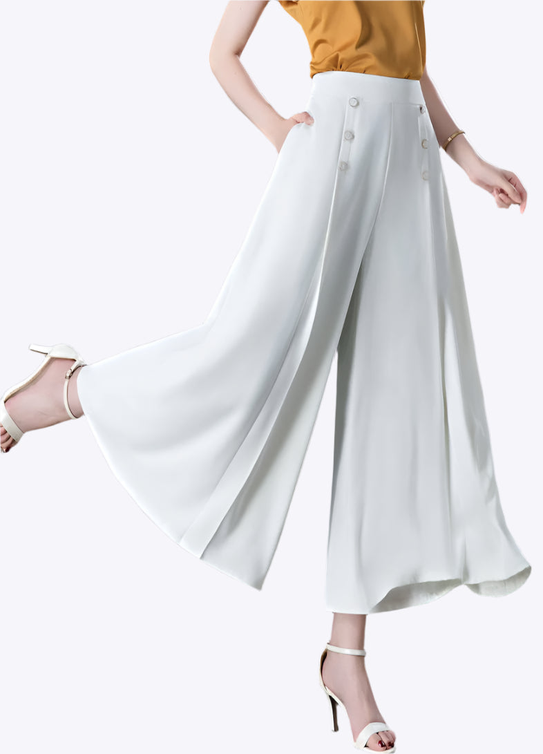 Zenna - Timeless Elegance Woman's Flare Trousers