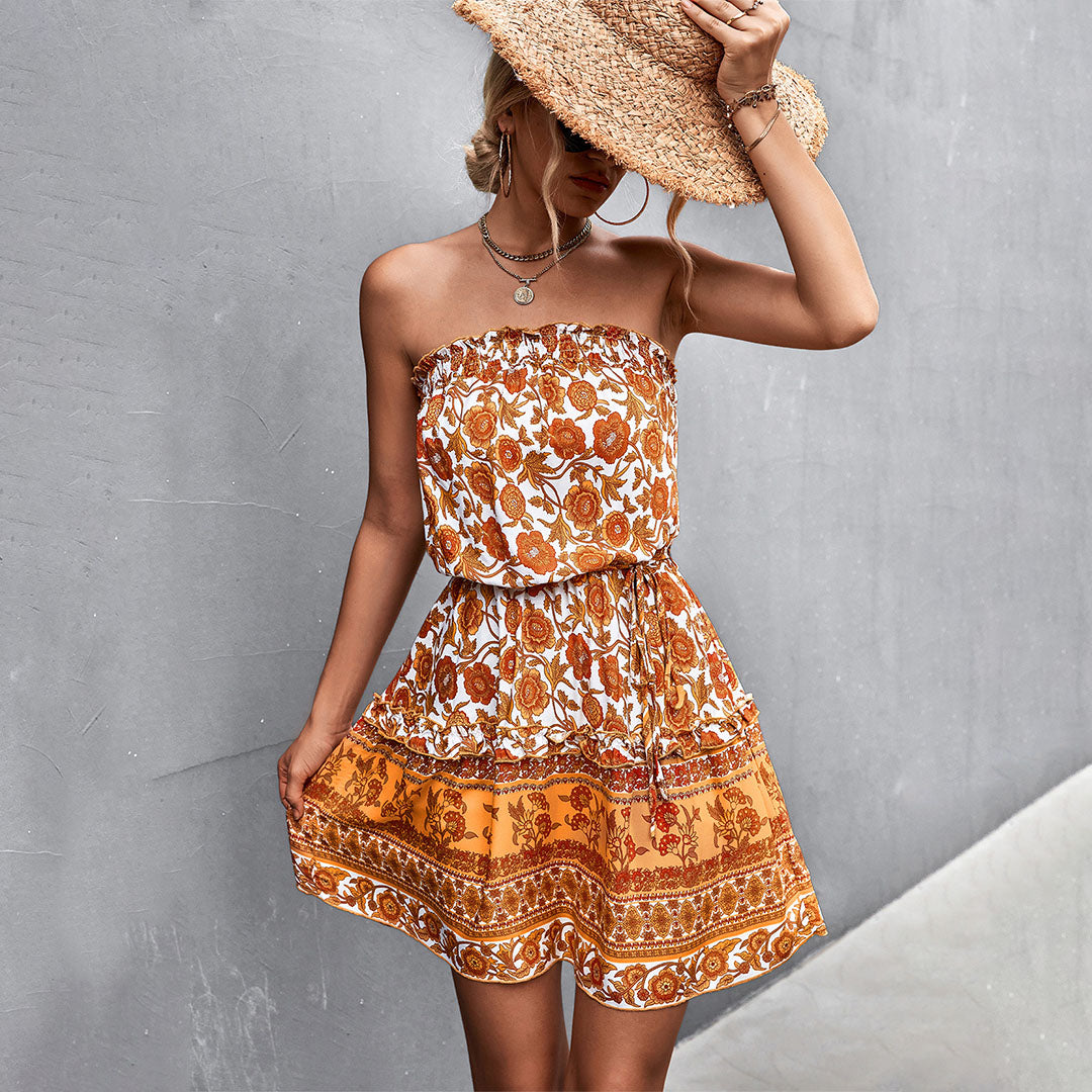 Yara - Elegant Casual Premium Material Woman's Mini Dress