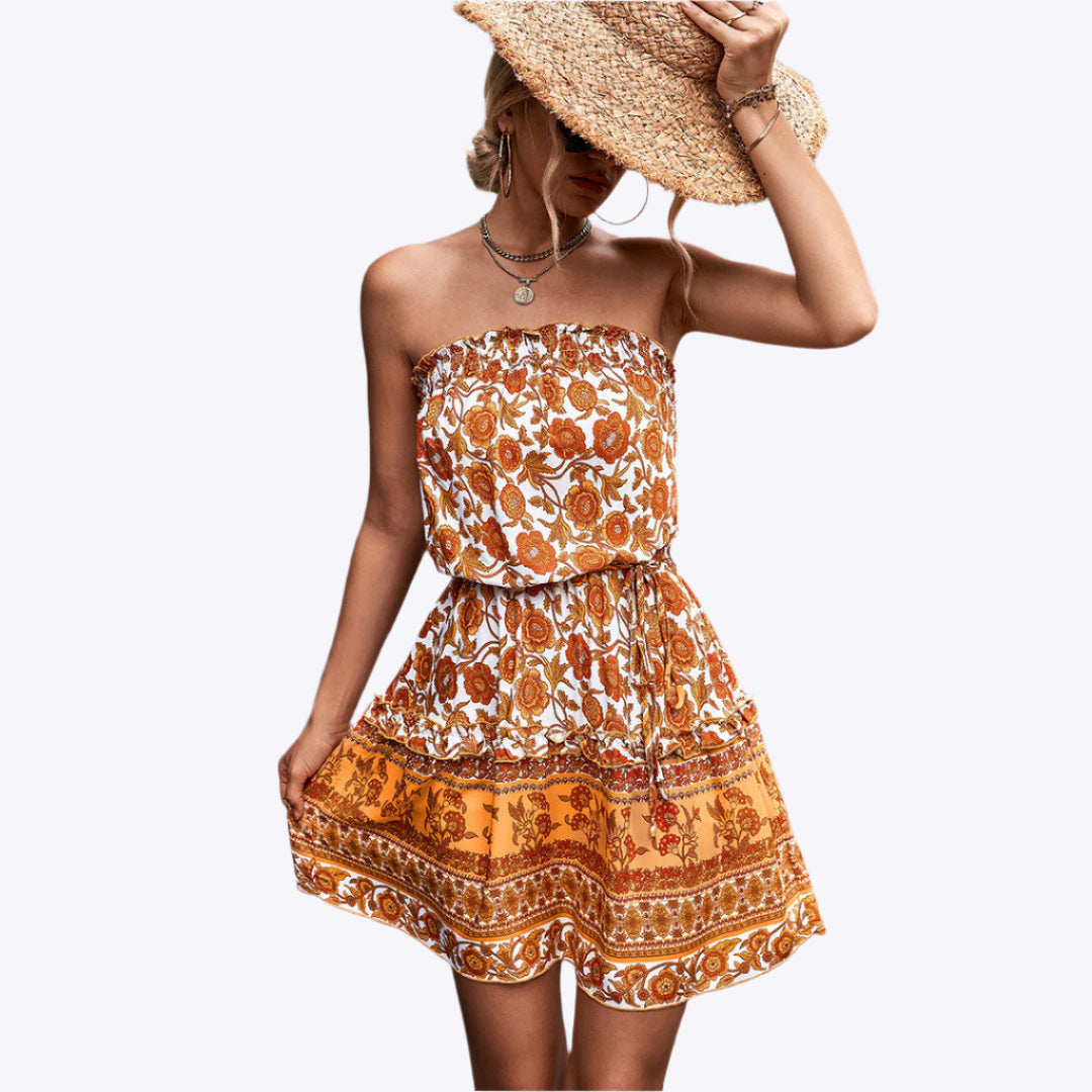 Yara - Elegant Casual Premium Material Woman's Mini Dress