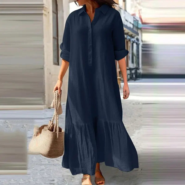 Keeley - Boho Elegant Premium Fabric Woman's Maxi Dress