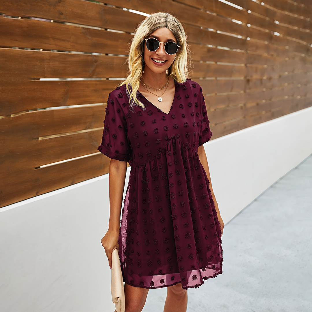 Alice - Timeless Casual Charm Woman's Mini Dress