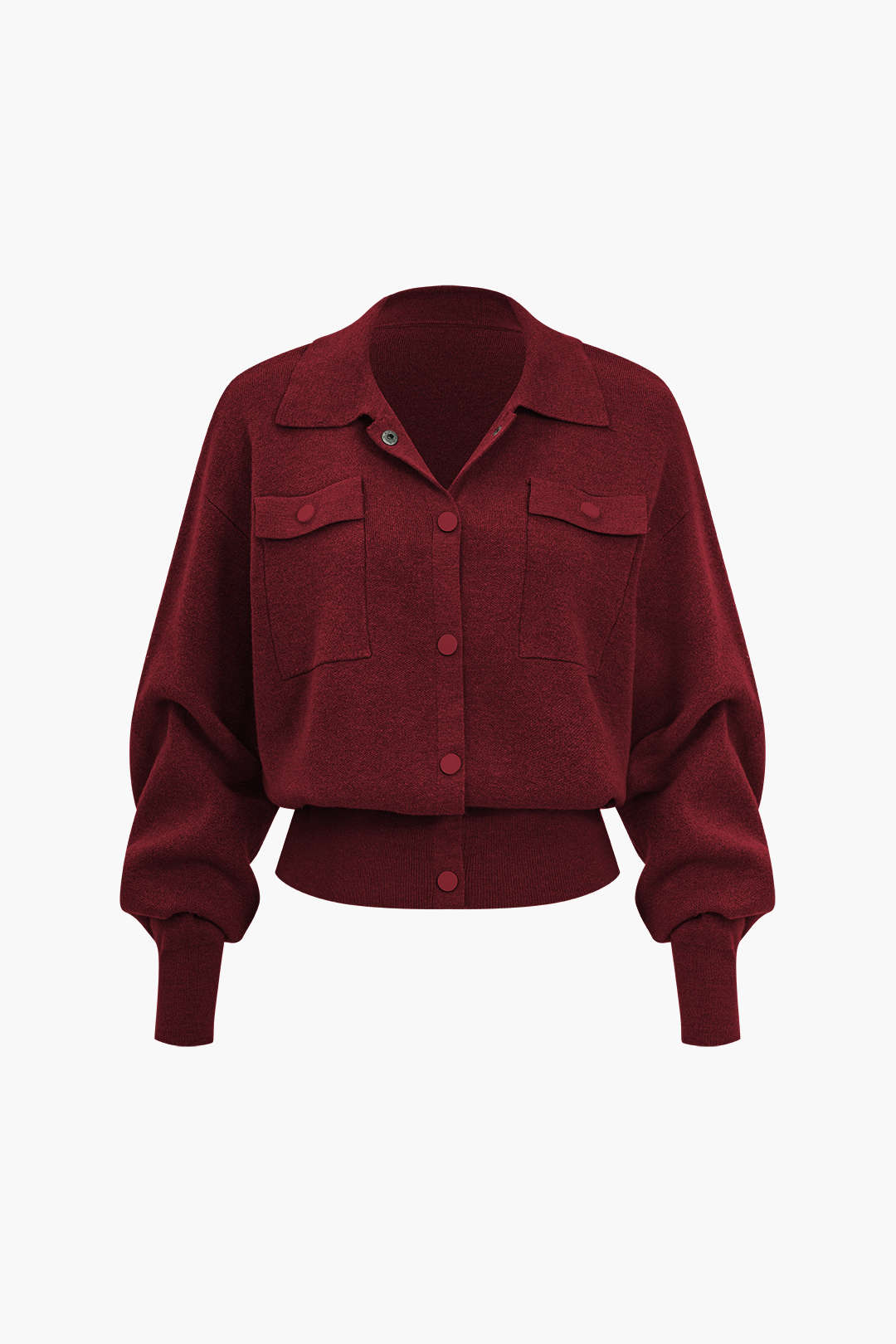 Solid Knit Pocket Cardigan Dreamardi