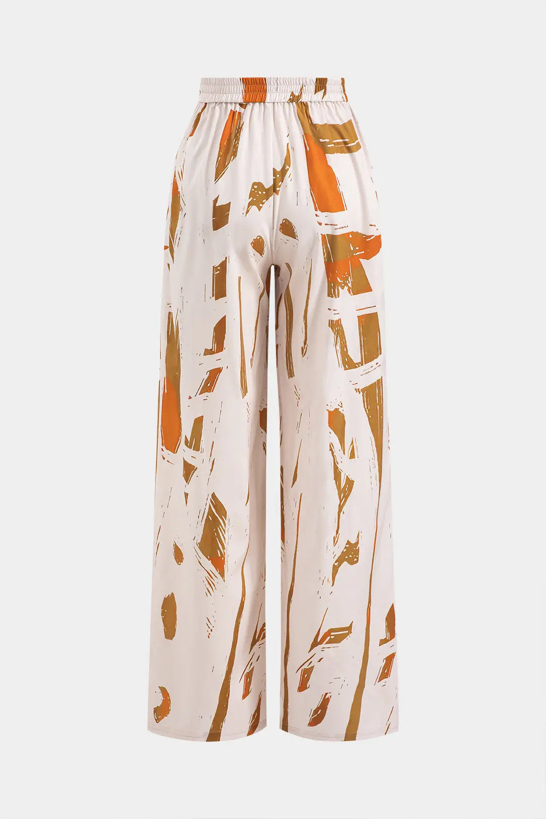 Abstract Print High Waist Trousers Dreamardi