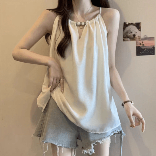 Esmee - Trendy Halter Neck Woman's Blouse Dreamardi