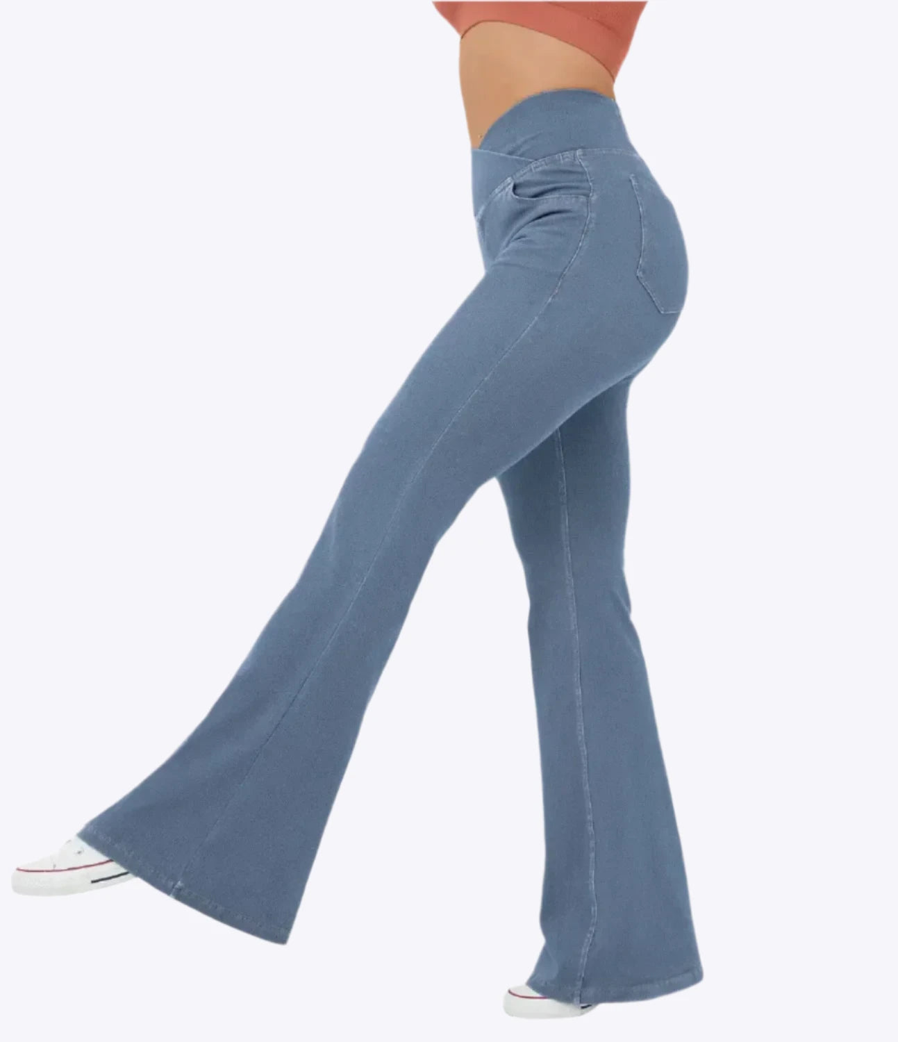 Anna - Retro Chic High Waist Woman's Trousers Dreamardi