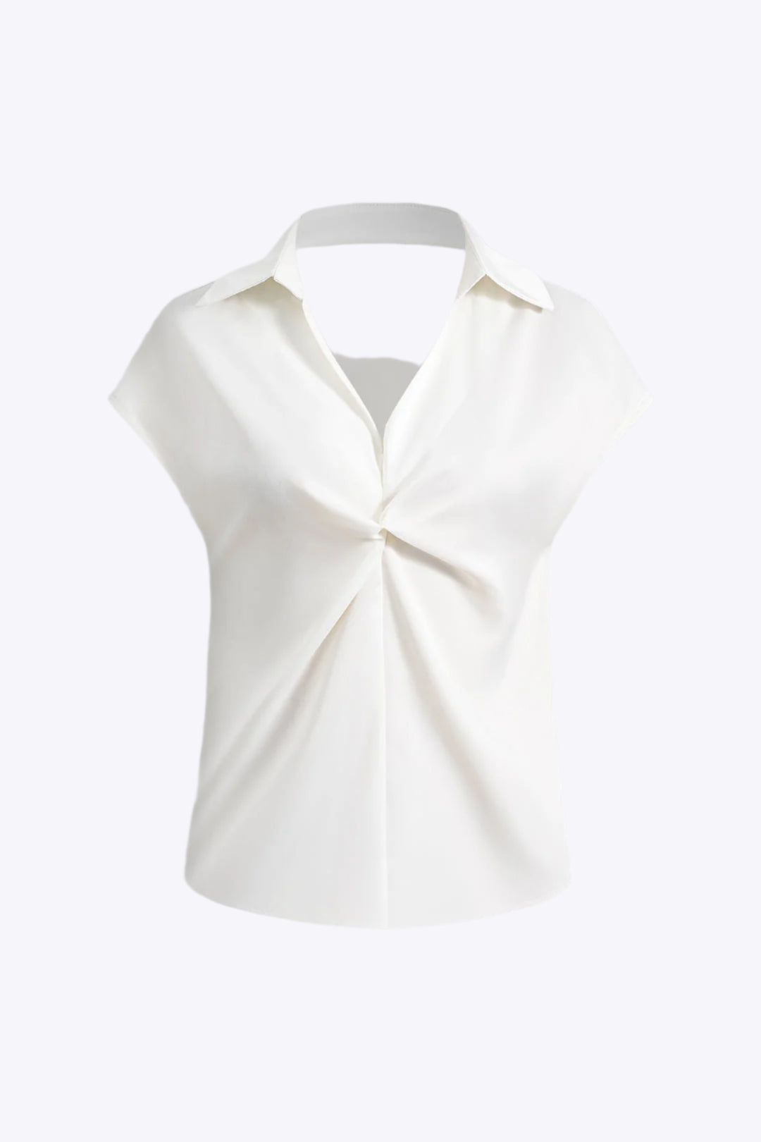 Twist Knot Short-Sleeve Shirt Dreamardi